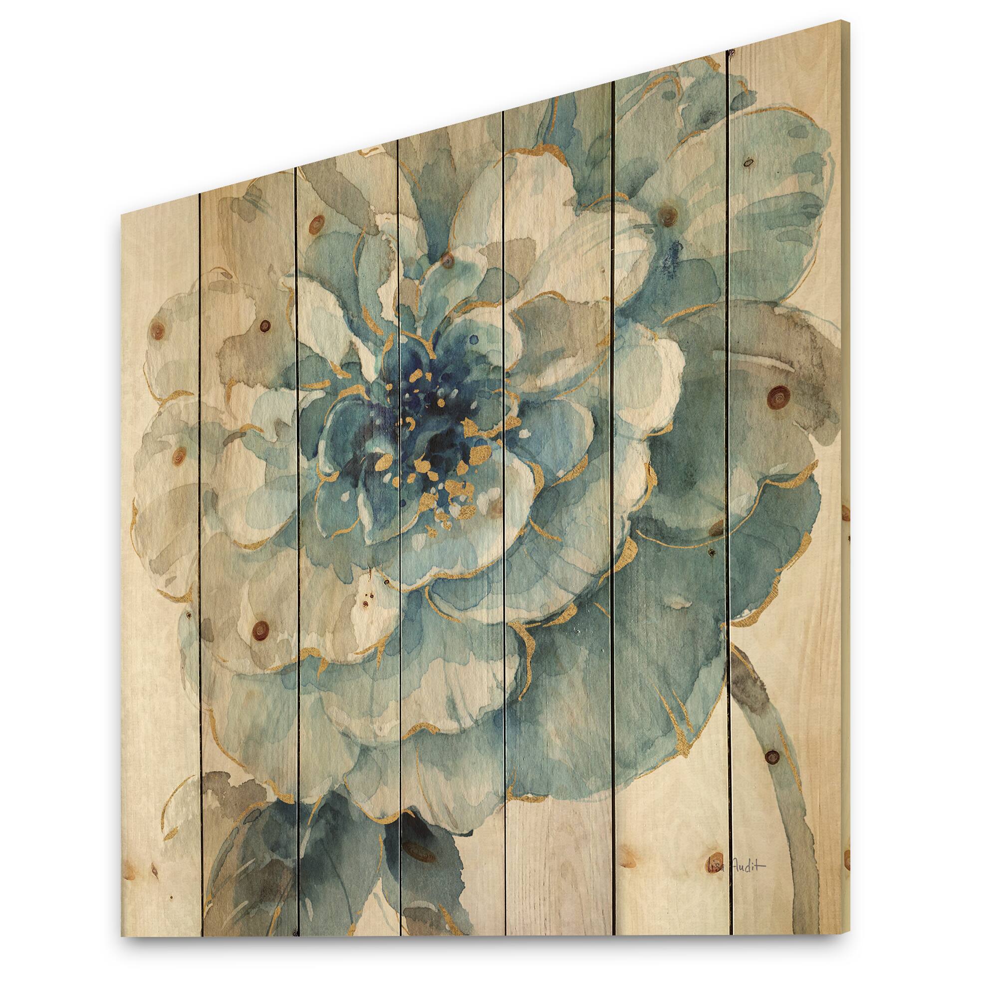 Designart - Indigold Gold Country FLower